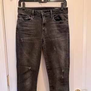Vince Charcoal Straight Leg Jeans